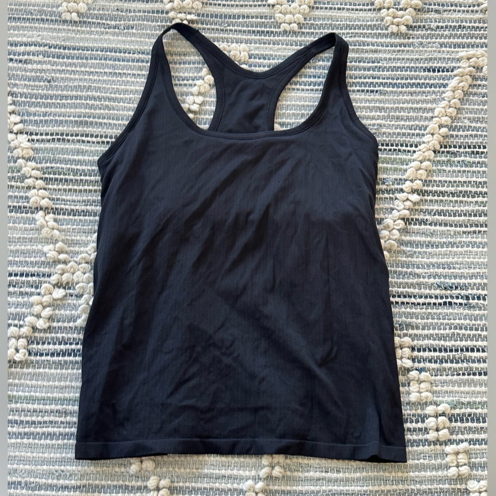 Black Racerback Tank Top